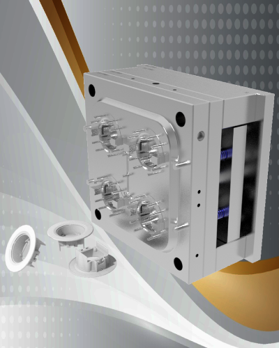 قالب چراغ سقفی توکار